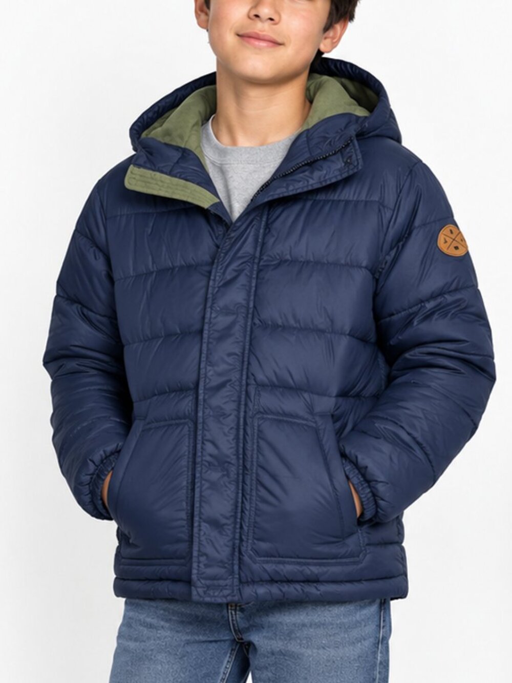 Abercrombie and Fitch soft shell puffer jacket (kids size 13/14)